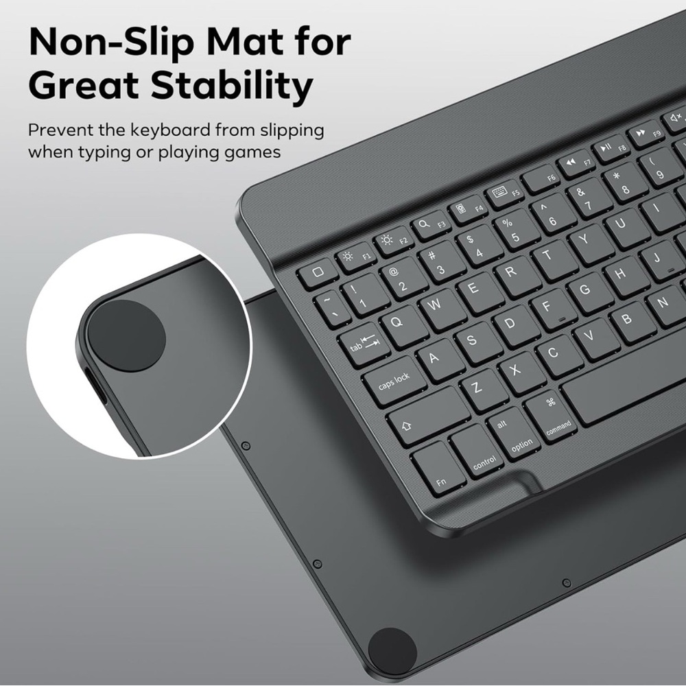 Wireless Backlit Keyboard with 7 Adjustable Colours BackLighting - Picture 8 of 13